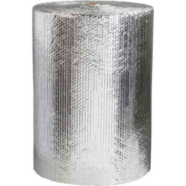 Box Packaging Global Industrial„¢ Cool Shield Thermal Bubble Roll, 24"W x 125'L x 3/16" Thick, Silver INR24